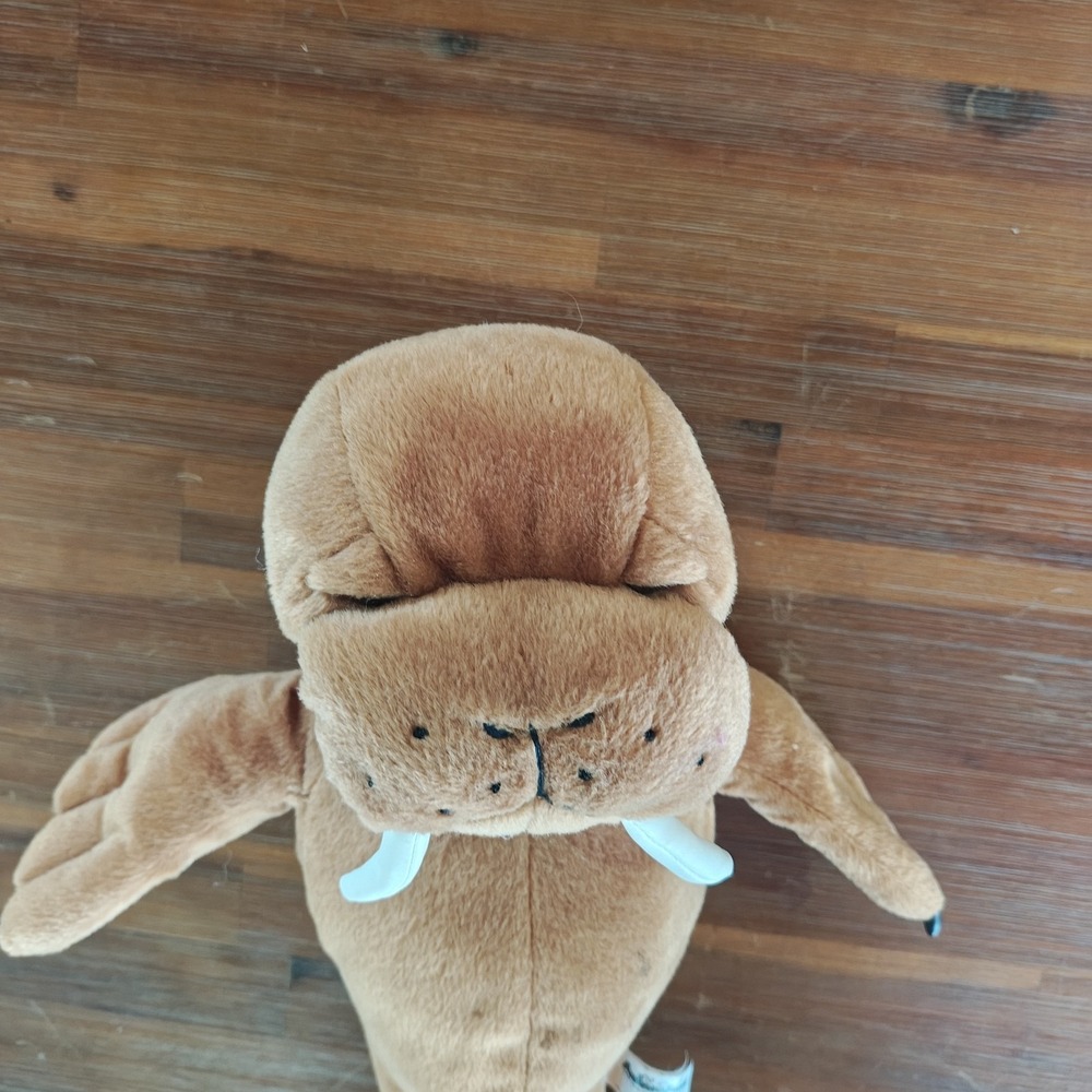 Vintage 2006 Animaland Nanco 16" Plush Walrus Stuff Your Own Very Rare HTF F51 - Picture 2 of 7